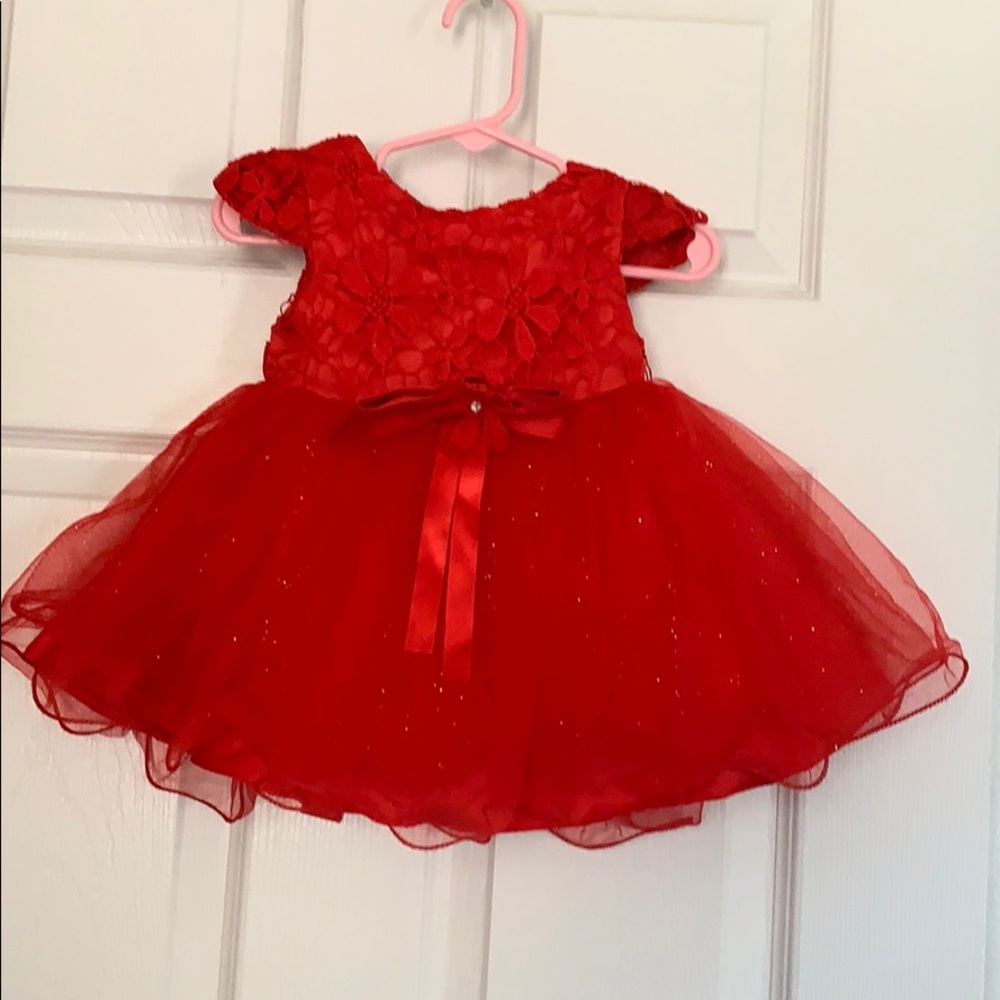 9 months Ruby Red Baby Girl Dress